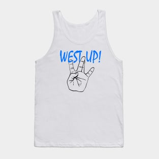 WS UP! blue 4 Tank Top